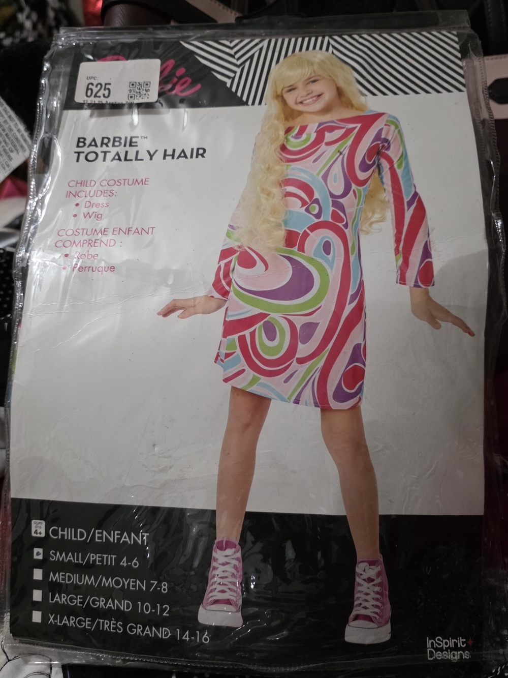 Barbie Totally Hair Costume Youth Small - Hard To Find